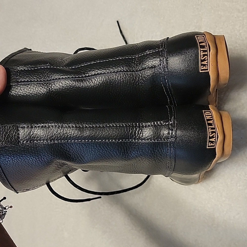 Eastland Black Waterproof Rain Boots Duck Boots - Picture 5 of 8